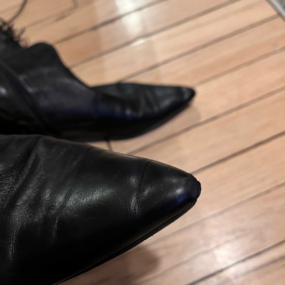 Manolo Blahnik lambskin leather boots - Picture 4 of 5
